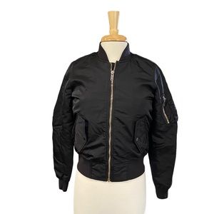Aritzia Wilfred Free Avion MA-1 Flight bomber jacket
